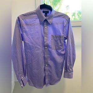 Lord and Taylor, size 16, button-down dress shirt. Color lavender.